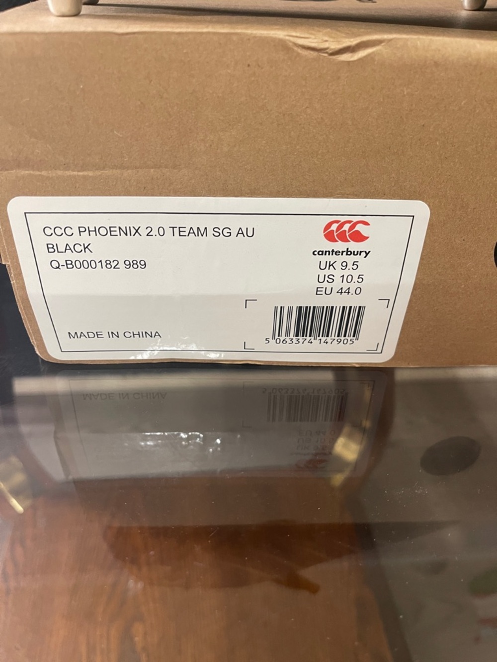Canterbury Phoenix 2.0 Team SG Athletic Shoes - Black